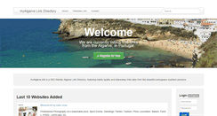 Desktop Screenshot of myalgarve.info